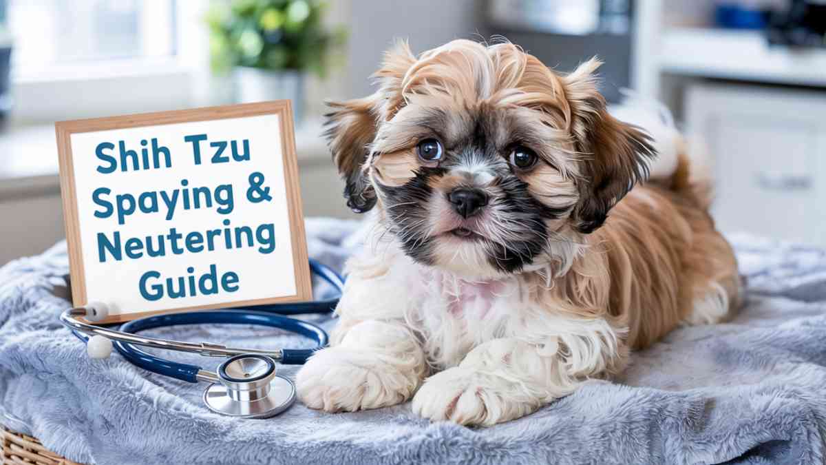 Shih Tzu spay or neuter age