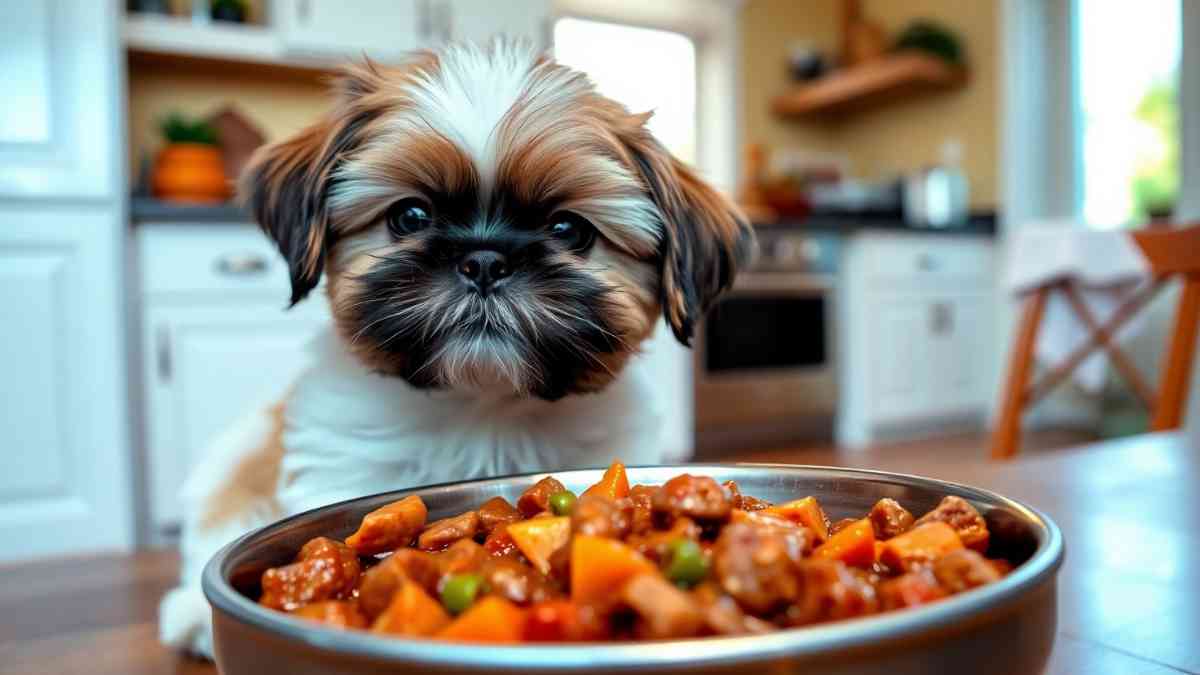 Wet Dog Food for Shih Tzu Puppies
