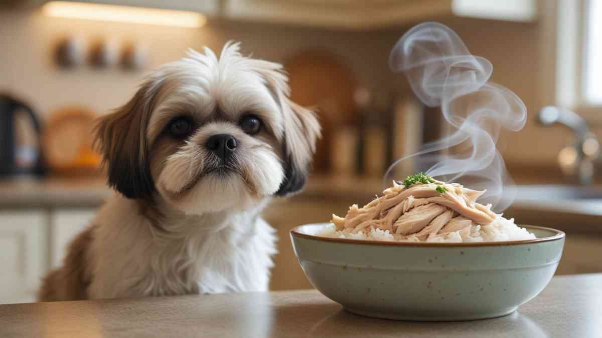 Homemade Chicken and Rice Recipe for Shih Tzu Dogs
