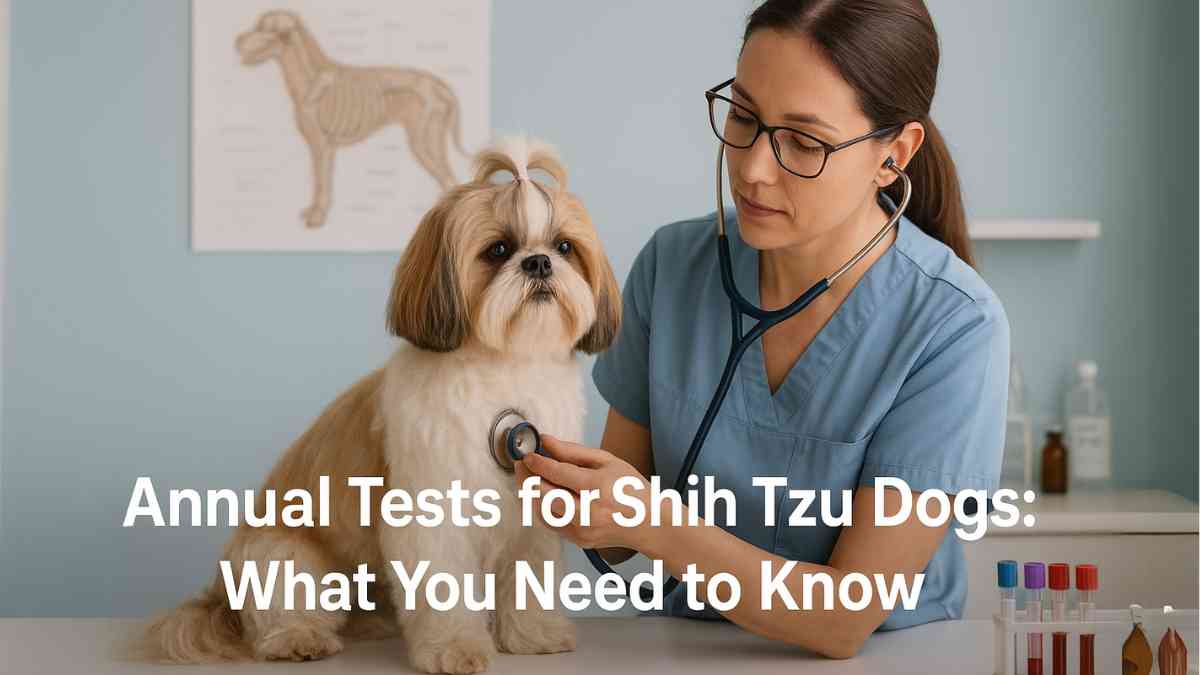 Understanding Vet Recommendations: Do Shih Tzus Need Annual Blood Tests?