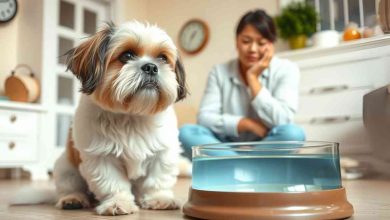 Shih Tzu not drinking water